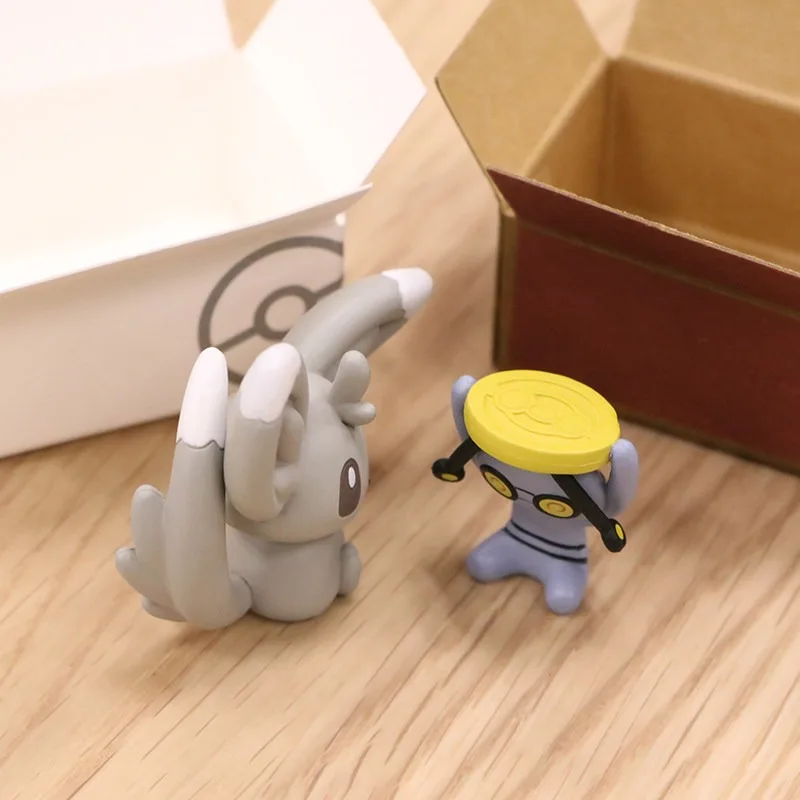Фото Коллекционная фигурка Takara Tomy Pokémon: Иви, Минчино, Гиммигул (скрытые в коробке) — аниме-аксессуары, игрушки, украшение для рабочего стола №4