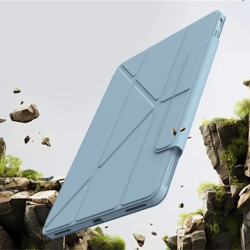 Фото Чехол-подставка Y-Fold для Honor Pad 10 X10 Pro 11.5 дюймов 2025, ударопрочный, умный, кожаный чехол для планшета №5