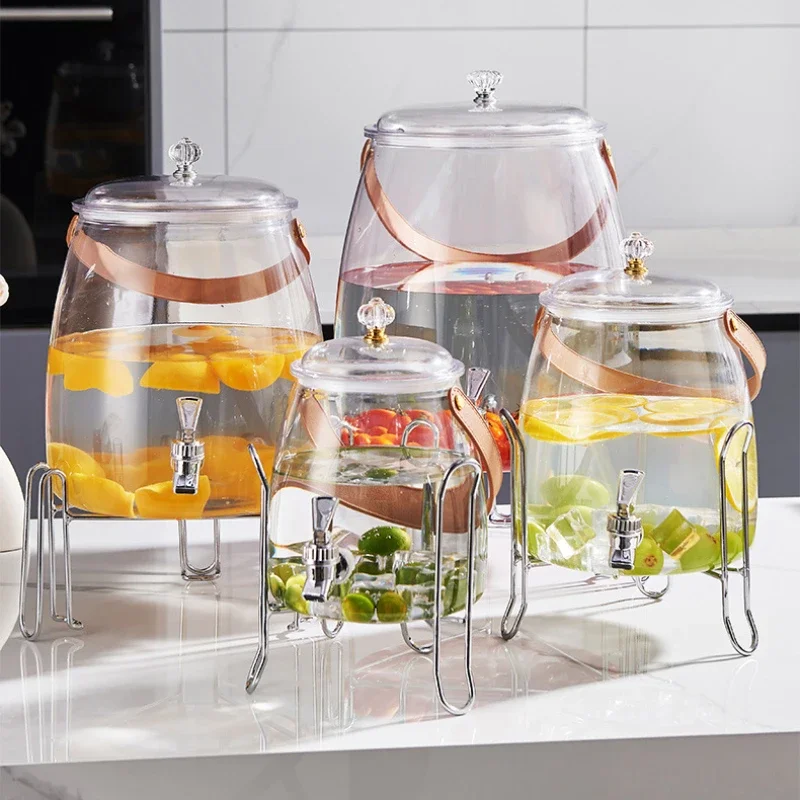 Кружка для сока кувшин холодных напитков воды прозрачный чайник лимонная