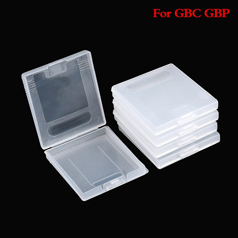 

5Pcs Transparent Game Storage Box Card Anti Dust Cover Case Protection Game Card Box For Gameboy Color Pocket GBC GBP