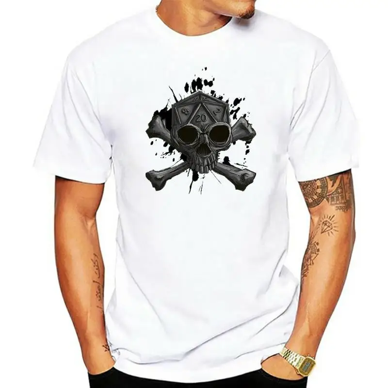 

Twenty Sided Dice Skull- D20 Skull & Crossbones YouthsBoys T-shirt from FatCuckoo - YTS2200 classic crew neck men t shirt