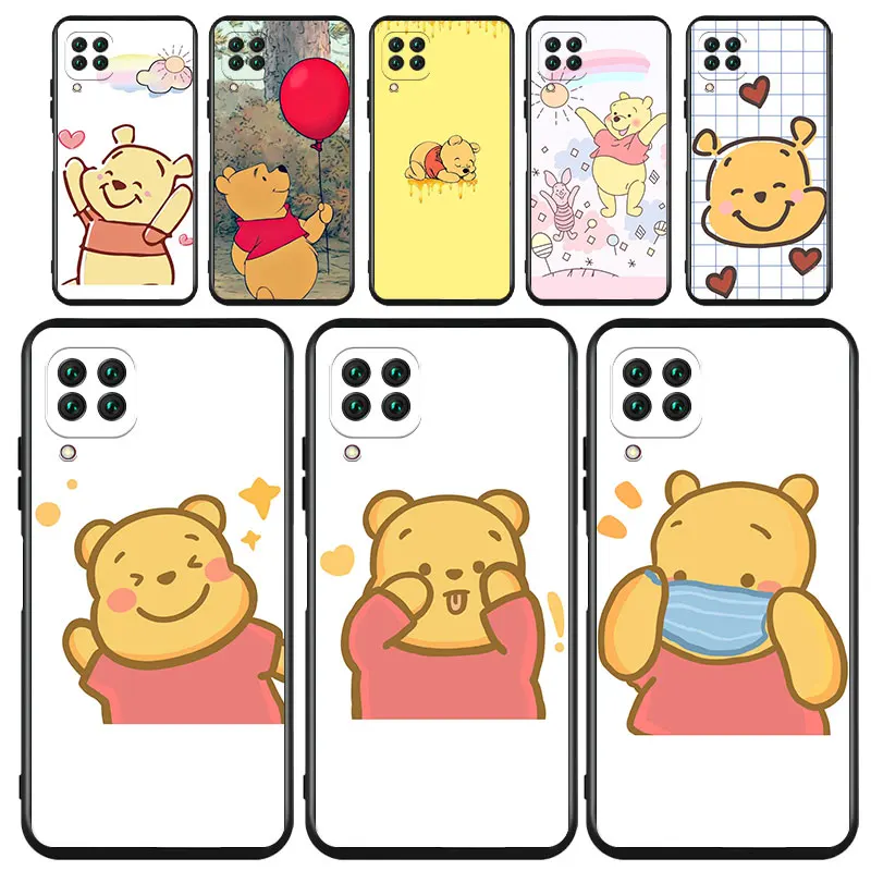 

Beautiful winnie the pooh Phone Case For Huawei Nova 2i 3 3i 5T 6 7 7i 8 8i 9 PRO Mate 10 20 40 Lite Pro Black luxury Silicone