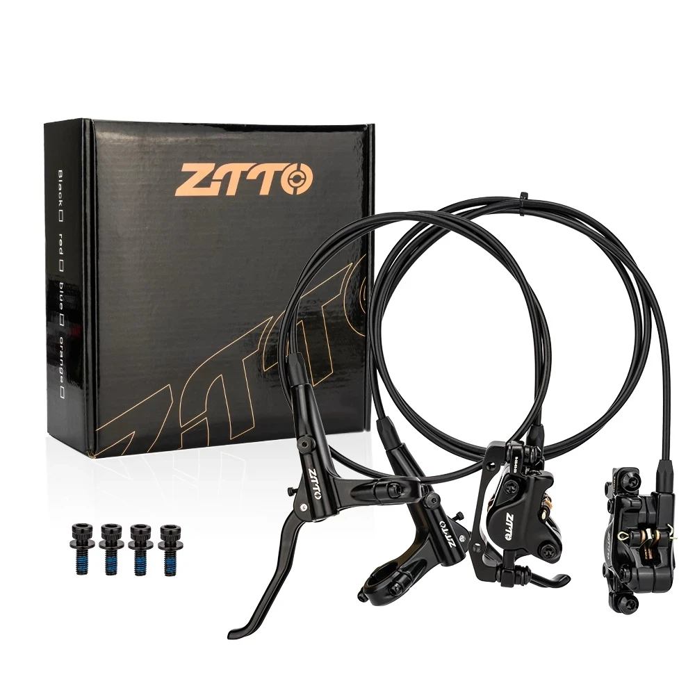 

ZTTO MTB 2 Piston Hydraulic Disc Brake XC Trail Calipers Metal Pads Oil Pressure Rotor M6100 M8100 G55 Front 800mm Rear 1400mm