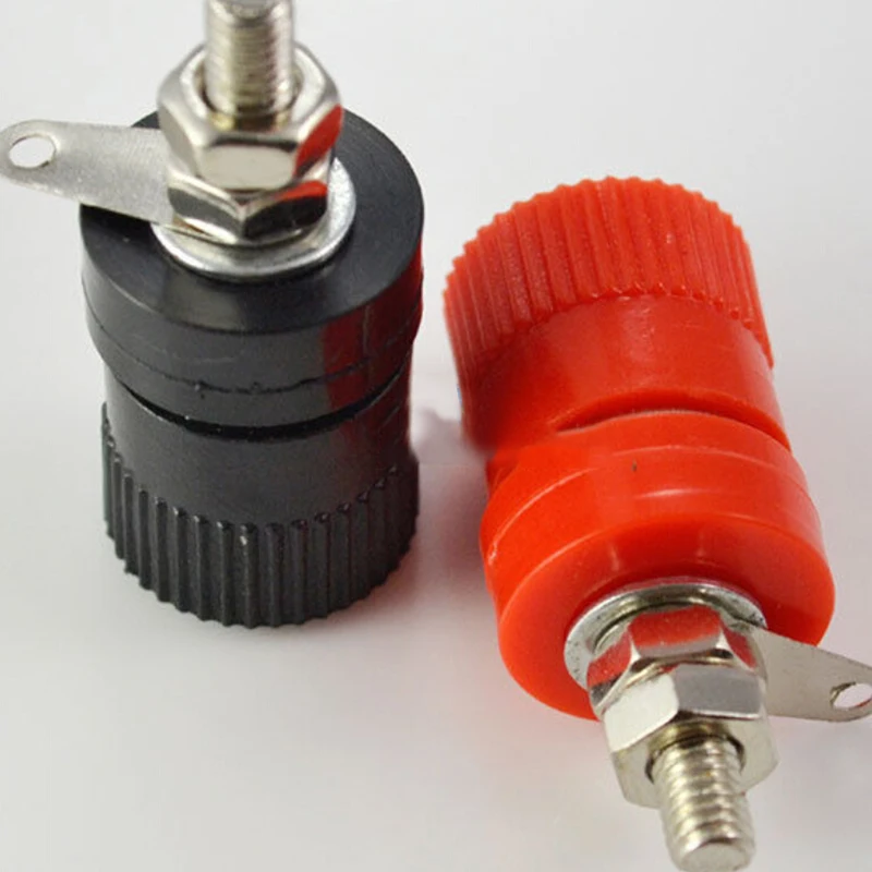 

Высококачественная 1 пара (красный + черный) клеммы усилителя, обвязочная Клемма, штекер типа банан, разъем для крепления панели