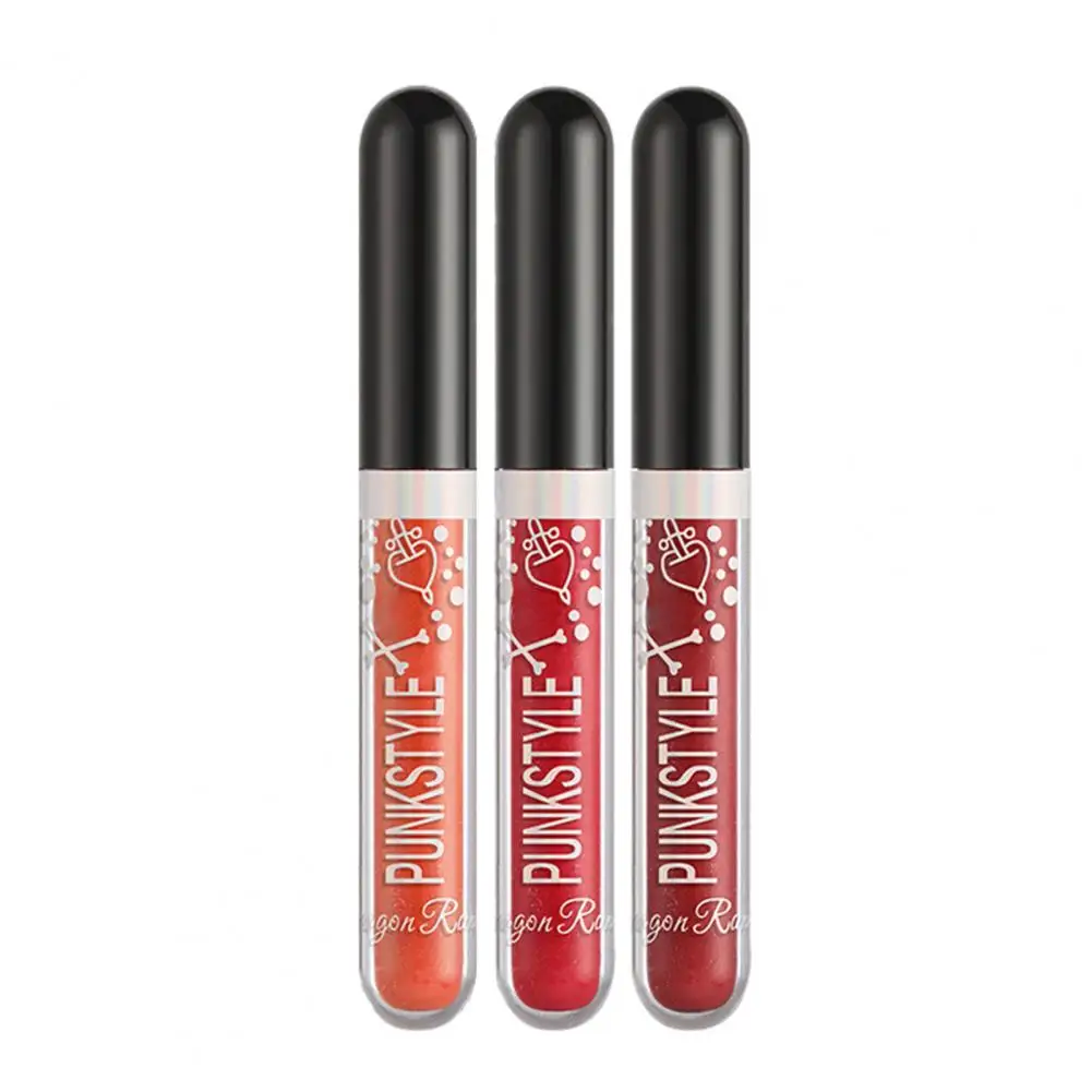 1 Набор глянцевый набор для макияжа губ блестящий блеск 3 цвета |