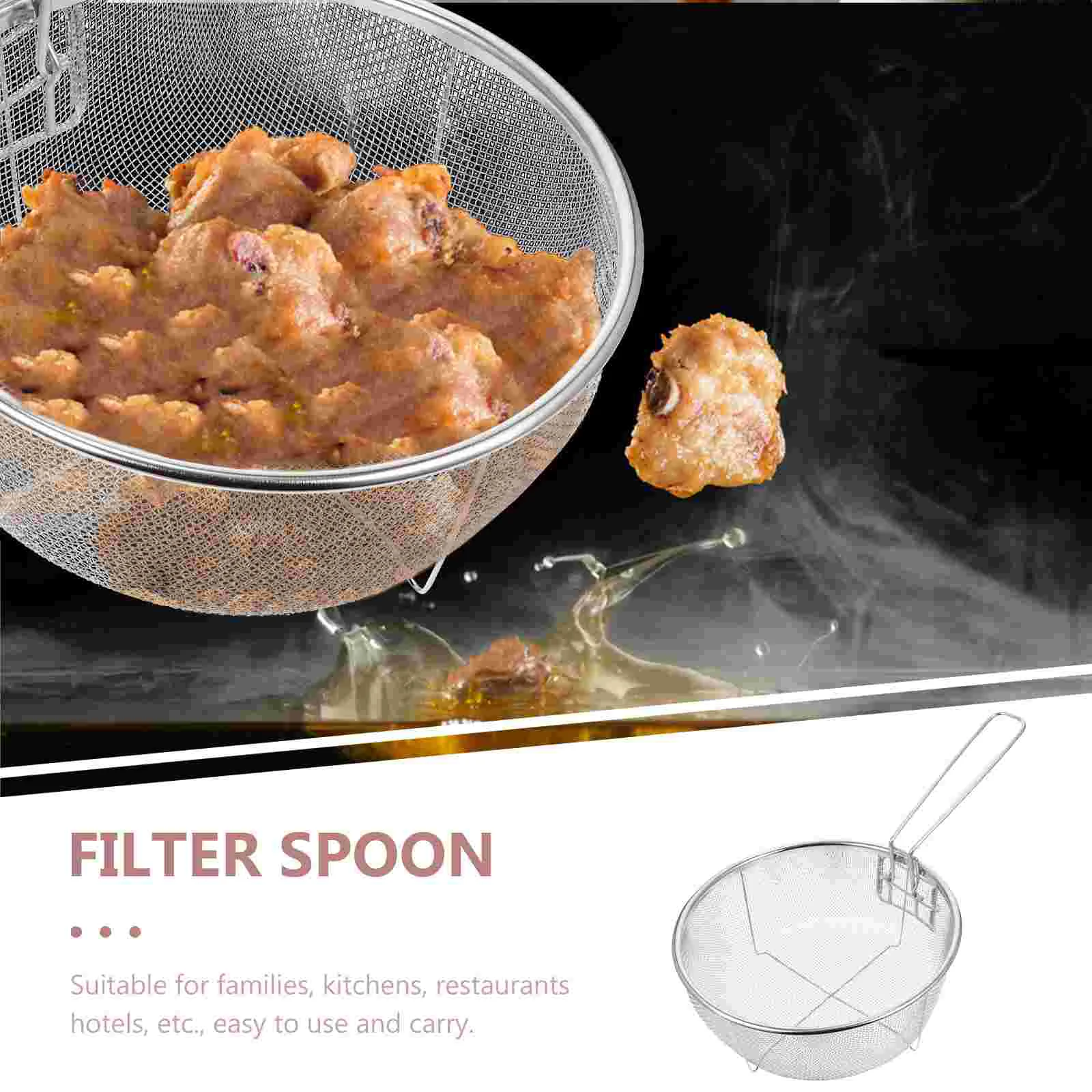 Корзина для жарки из нержавеющей стали инструмент многофункциональная кухонная