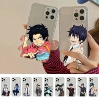 yinuoda blue exorcist phone case for iphone 14 13 12 11 pro max xs x xr se 2020 6 7 8 plus mini protective cover