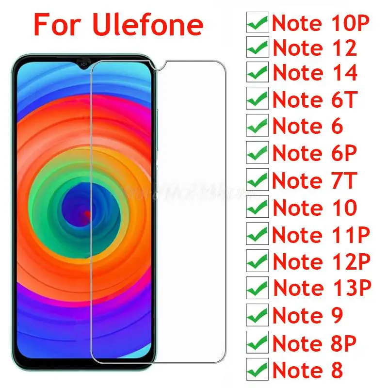 

Стекло 2-1 шт. на Ulefone Note 14 для Ulefone Note 10P 11P 12P 13P 8P 6P 7 6T Защита экрана для Ulefone Note 9 8 7 6 стеклянная крышка