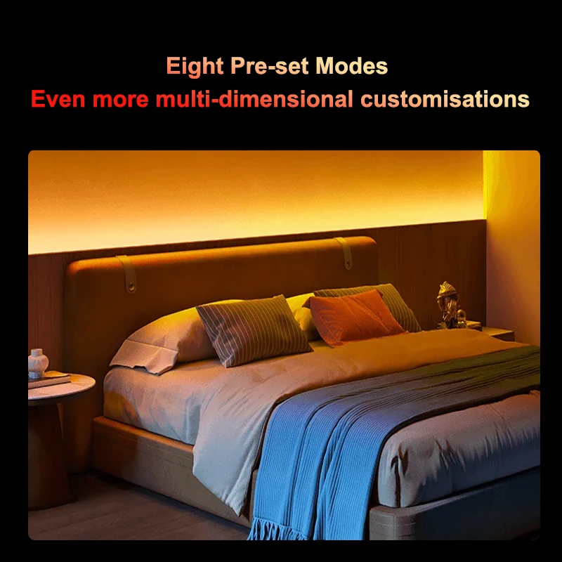 Taśma LED Xiaomi Mijia RGB do dekoracji pokoju gier na biurko telewizora z interaktywnymi grami sypialni