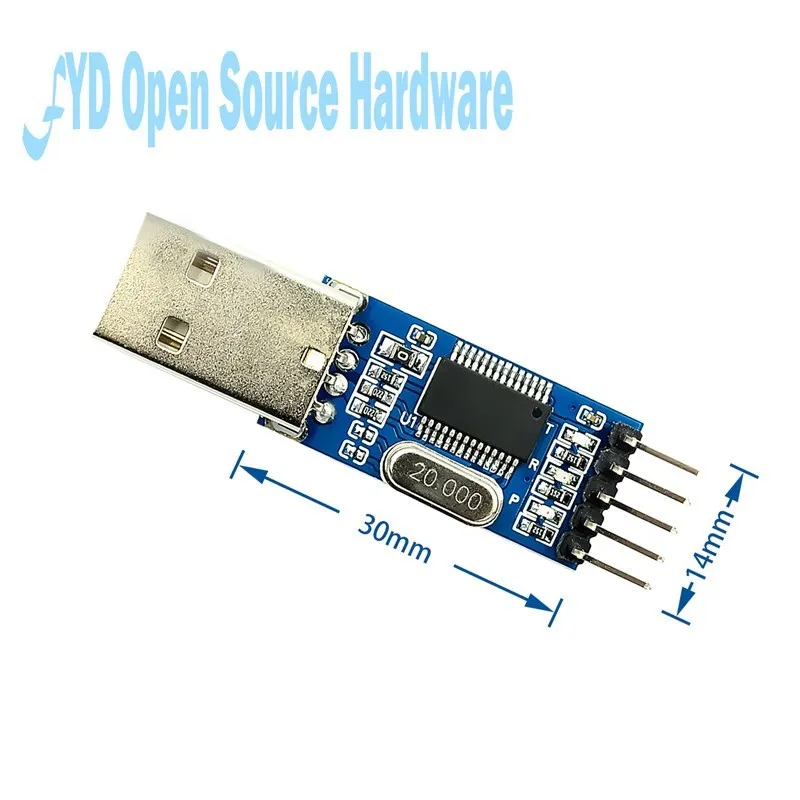 Модуль адаптера преобразователя PL2303 PL2303HX/PL2303TA USB в RS232 TTL с пыленепроницаемой