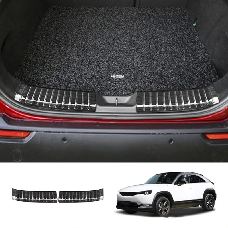 

For 2022 Mazda MX30 MX-30 Rear Trunk Sill Plate Protector Loading Guards Cover
