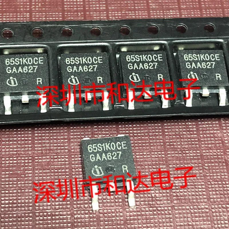 

10 шт. Оригинальный Новый IPD65R1K0CE 65S1K0CE TO-252 700V 7.2A