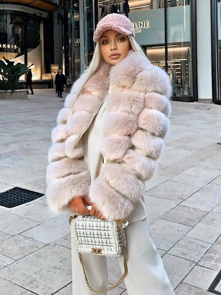 Faux Fur Coat Women Fashion Solid Long Sleeve Thick Warm Autumn Winter Jackets 2022 Female White Zipper Short Mink Coats S-6XL