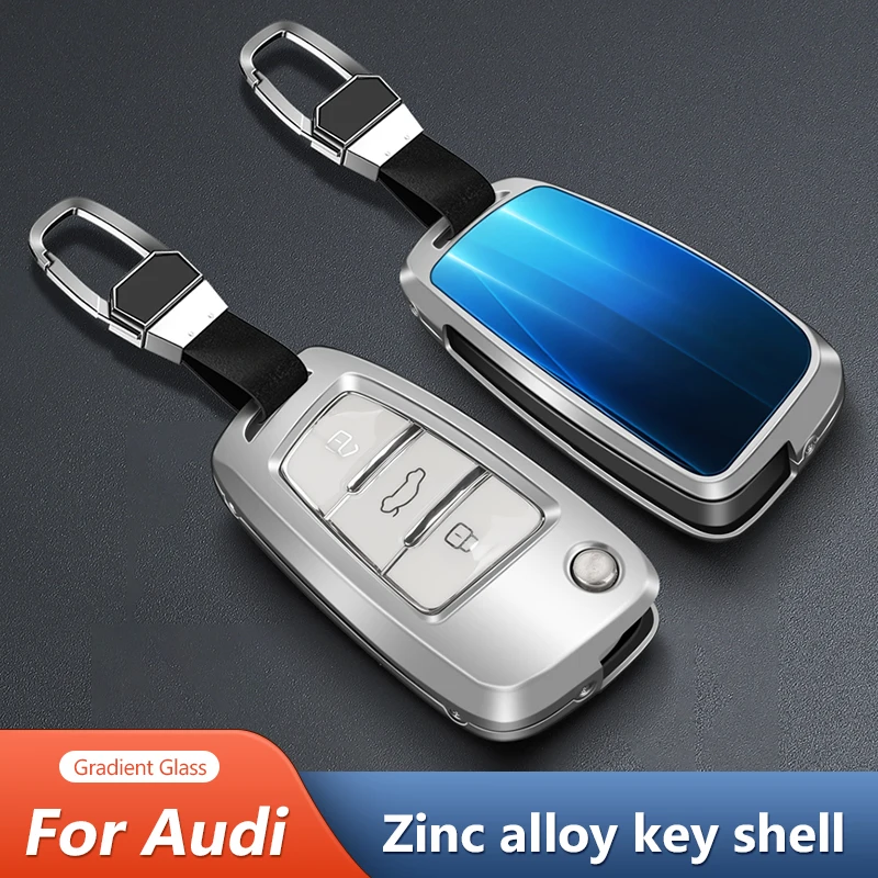 

Чехол для автомобильного ключа для Audi A3 A4 A5 C5 8L 8P B6 B7 B8 C6 RS3 Q3 Q7 TT 8L 8V S3