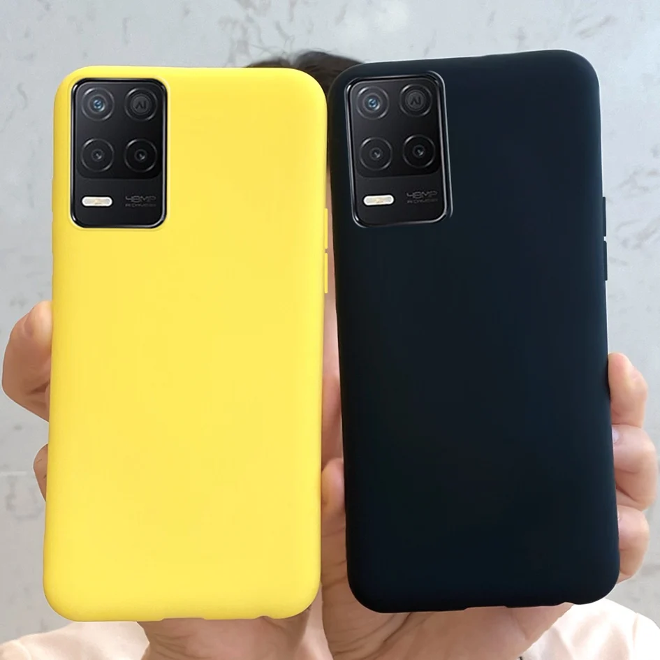 Чехол для Realme 8 ярких цветов, Модный чехол для телефона Realme Narzo 30, задний бампер, Fundas Realme8 4G V13 Q3 Q3i, мягкий чехол