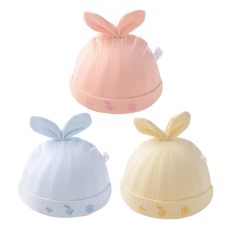 

2022 New Baby Hat Warmer Bonnet Beanie Nightcap Soft Windproof Bonnet Bandanas Turban