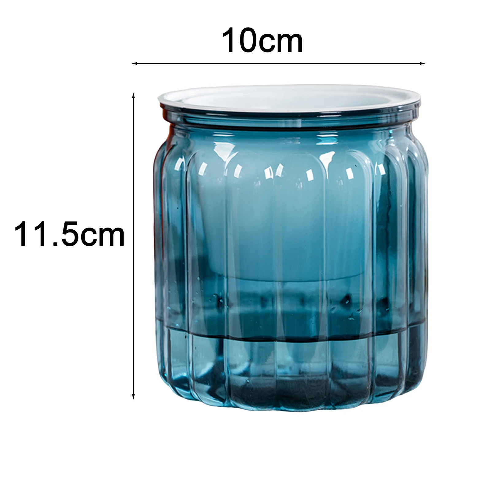 

Ленивый гидропонный цветочный горшок, автоматический поглощающий воду цветочный горшок, прозрачная двухслойная пластиковая простота, ваза