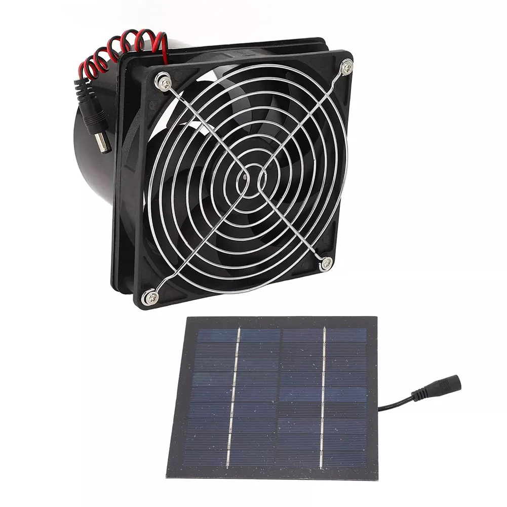Монокристаллический кремний ПЭТ Солнечная панель Вентиляционный вентилятор