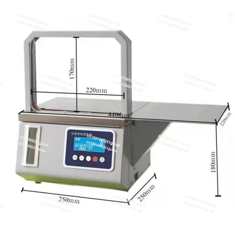 Máquina embalaje flejadora máquina значительноadernación cinta OPP empaquetadora de billetes