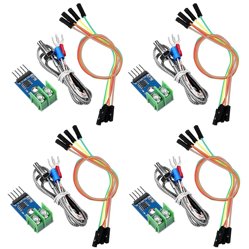

MAX6675 Themocouple Module And K Type Thermocouple Temperature Sensor For Cord Compatible With For Arduino Raspberry Pi