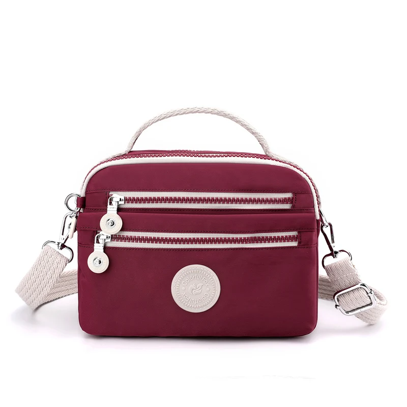 

Small Casual Female CrossBody Bag Nylon Purse Ladies Messenger Bag Elegant Women Shoulder bag Daily Girl Handbag Multiple Pocket