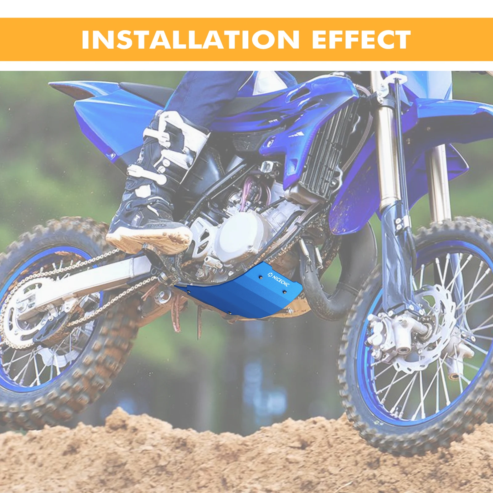 Резиновая пластина NiceCNC для мотоцикла Нижняя защита YAMAHA YZ85 YZ 85 2002-2022 2021 корпус