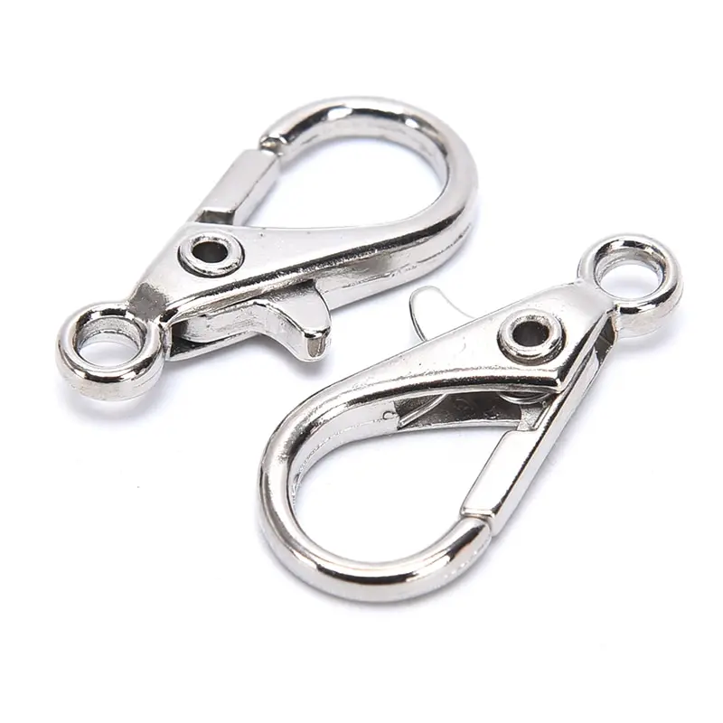 

10pcs/lot Lobster Keyring Claw Clasps Alloy Lanyard Snap Hook Bag Keychain DIY Accessories