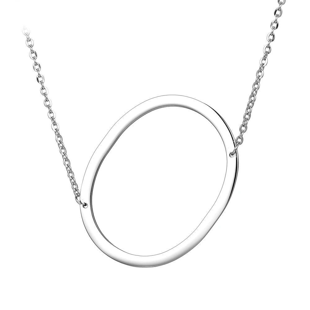 

316L Stainless Steel Gold Color Love O Necklaces For Women Chokers 2022 Trend Fashion Festival Party Gift Jewelry