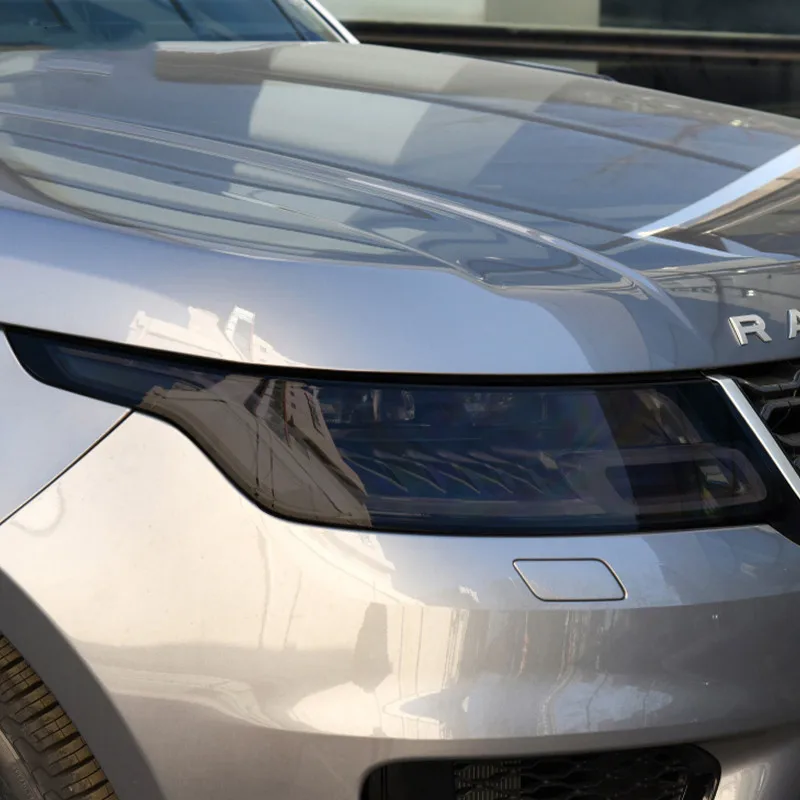 

For For Range Rover Sport L494 2014-Present 2 Pcs Car Headlight Tint Black Protective Film Transparent TPU Sticker Accessories