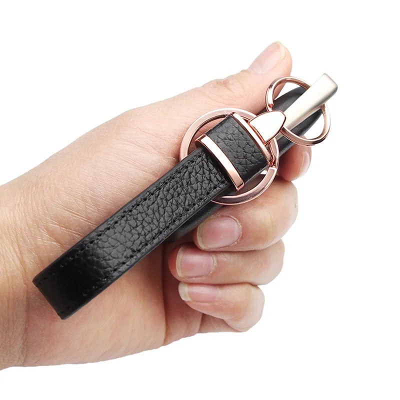 Винтажный кожаный ремешок брелок двойное кольцо ранцеобразное сделай сам шнурок