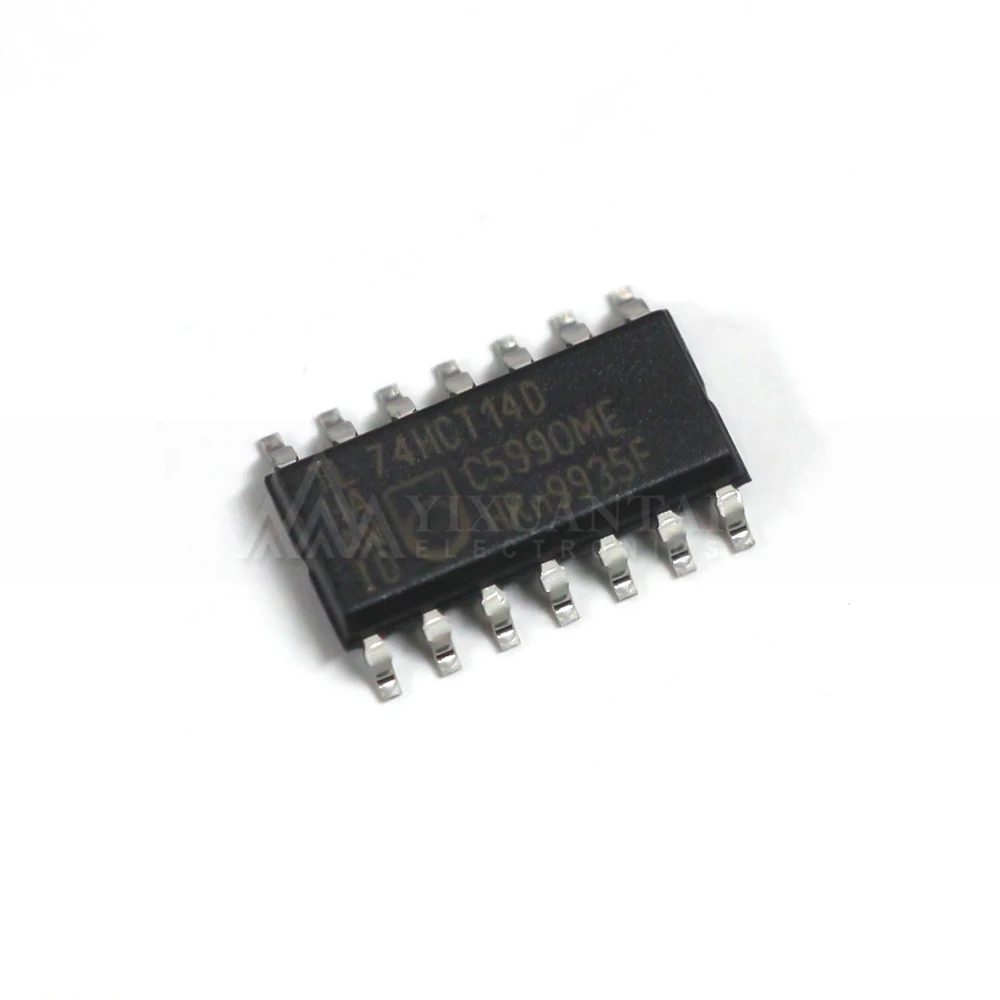 10 шт./партия, новинка, 74HCT14DR2G 74HCT14DR 74HCT14D 74HCT14 маркировка: 74HCT14D IC INV SCHMITT 6CH 1-in 14soic SOP14 оригинал