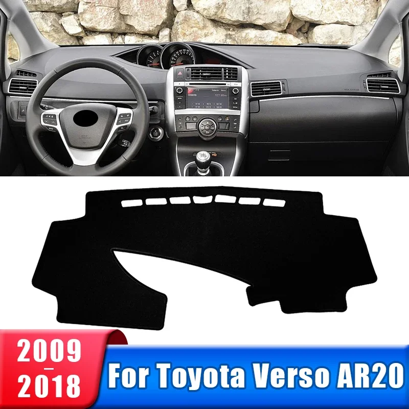 Накладка на приборную панель автомобиля для Toyota Verso AR20 2009 2010 2011 2012 2013 2014 2016 2017 2018