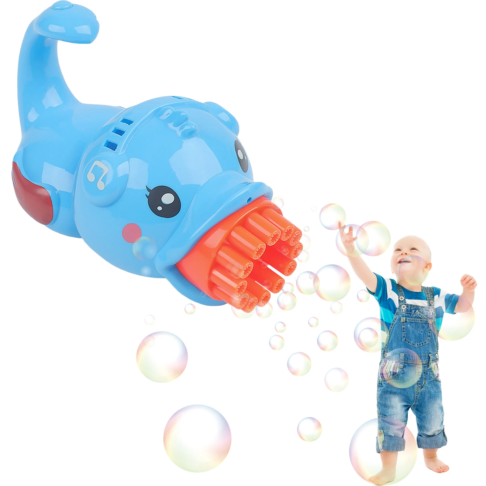 

Cartoon Duck Electric Bubble Machine Automatic Blower Soap Water Bubbles Maker Gun For Children Summer Beach Outdoor Kids Toys