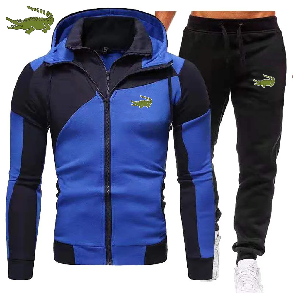 

Новинка, уличная мода, удобная спортивная толстовка высокого качества, на молнии, 2 предмета, Cartelo, Мужская зимняя модная спортивная повседне...