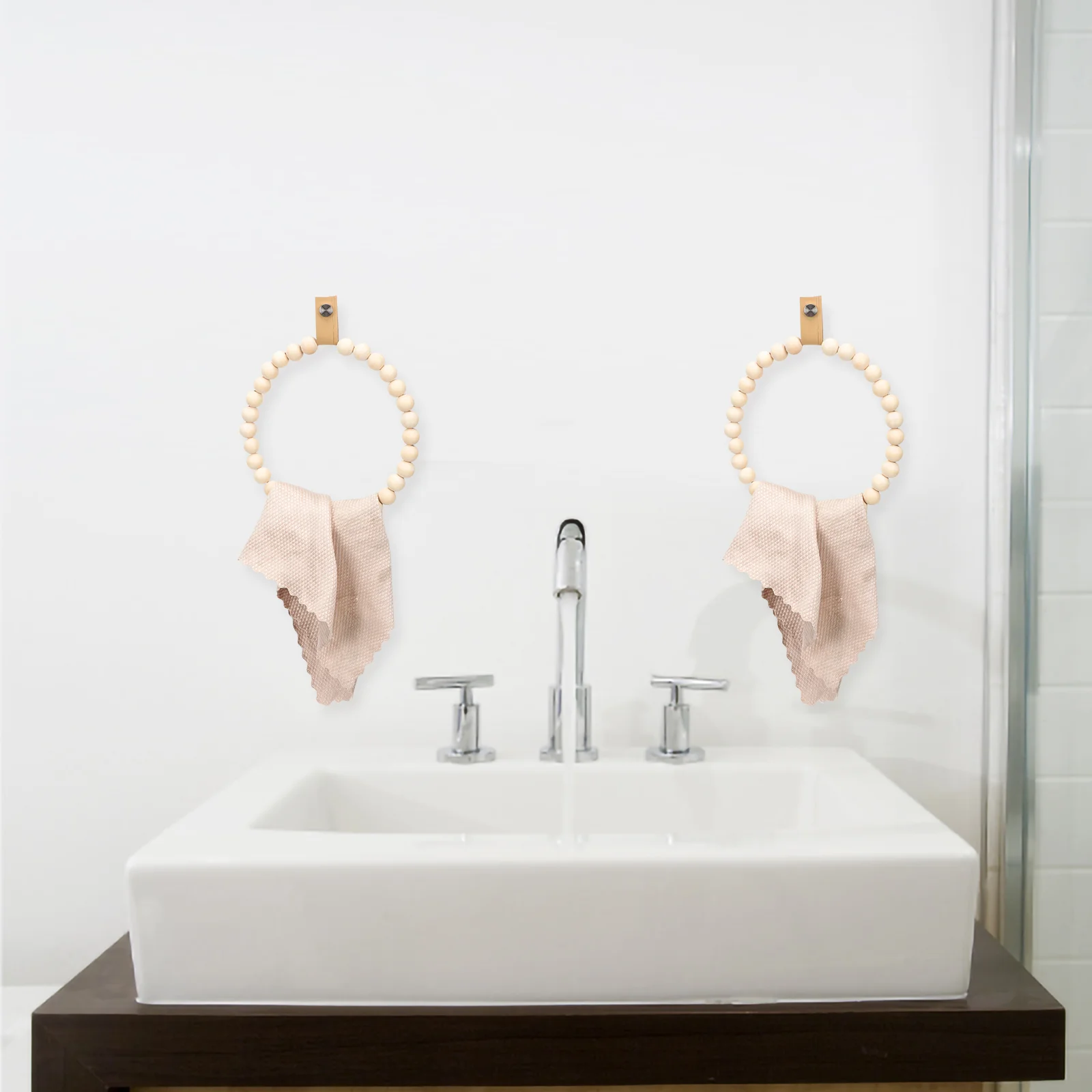 Декоративная вешалка для полотенец в стиле бохо подставка рук ванную комнату