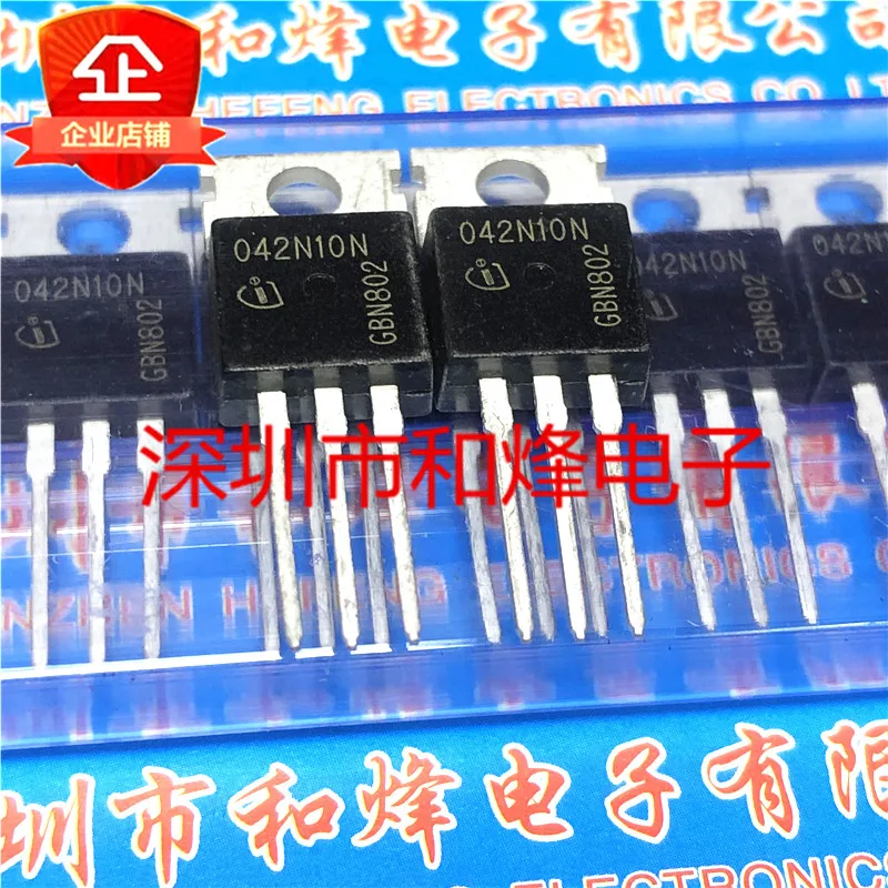 

10pcs 100% orginal new IPP042N10N3G 042N10N TO-220 FET N-channel 100V 100