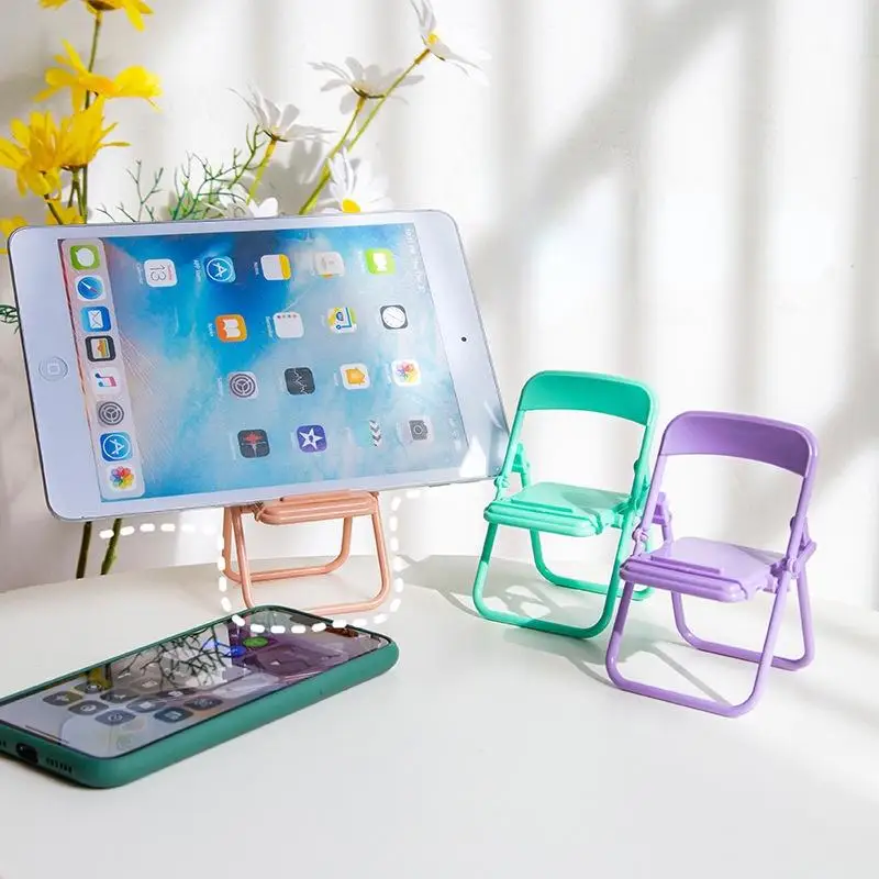 Chair Shape Portable Mobile Phone Stand Smart Desktop Shelf Foldable Adjustable Support Frame Lazy | Автомобили и мотоциклы