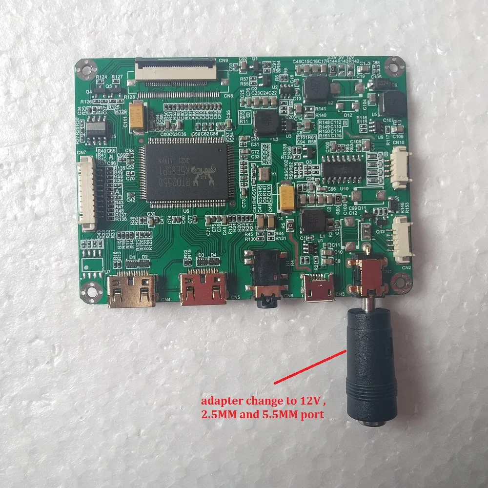 Фото 2 мини-платы контроллера EDP с поддержкой HDMI и micro USB для LED-панелей B125HAN02.2, B125HAN02.0, B125HAN02.3 с разрешением 1920x1080, 12,5 дюймов, для самостоятельной сборки. №2