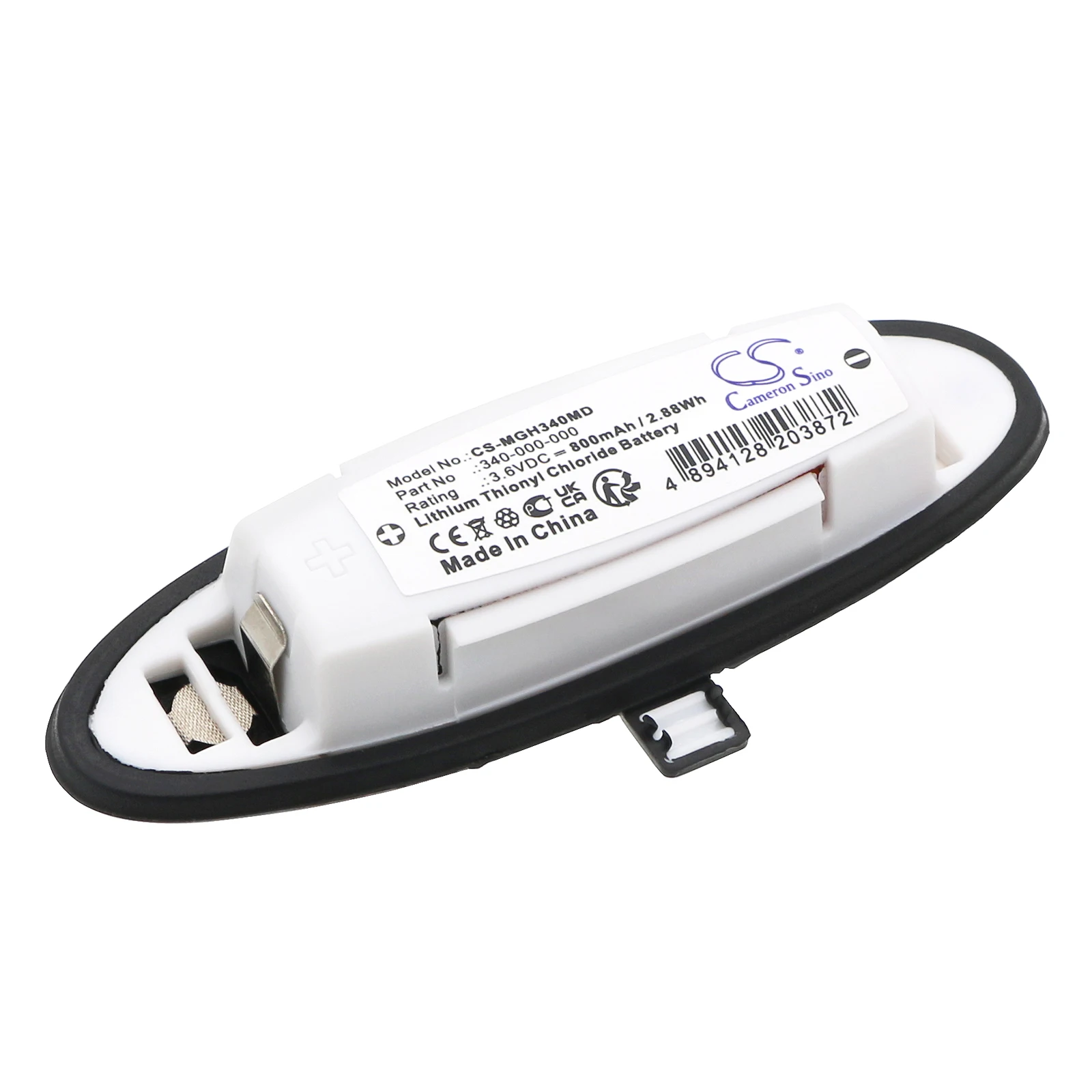 Фото Сменная батарея CS для ларингоскопа Medtronic Mac Video EACH, MC GRATH MAC, артикул: 340-000-000, 800 мАч / 2.88 Вт·ч №2
