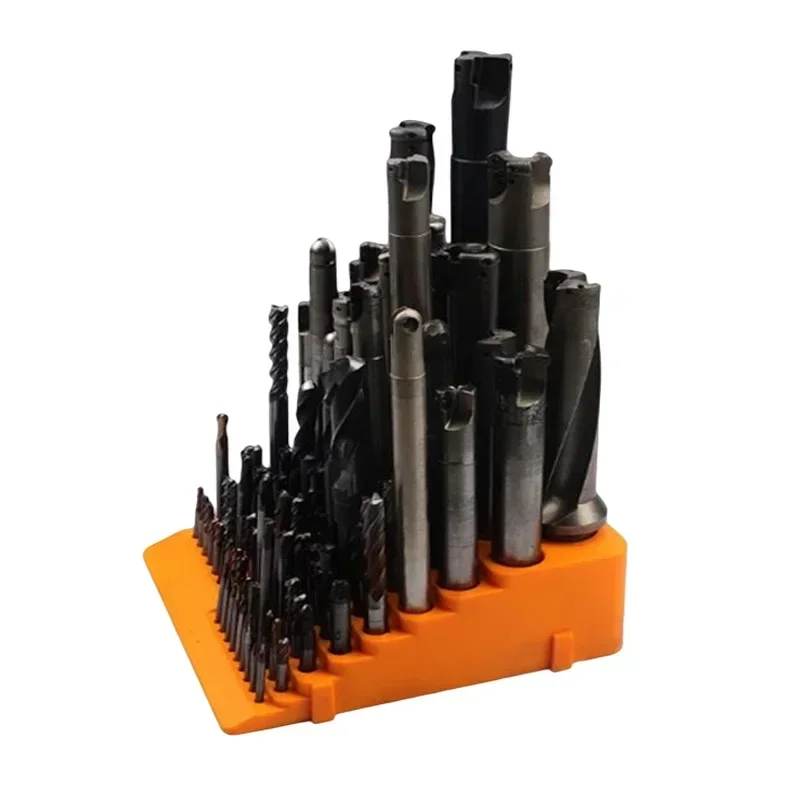 

Cutter Cutter Tool Box Storage CNC Plastic 84 Tool Accessories Boxes Milling Holes Bit Case Drill Multifunctional Organizer