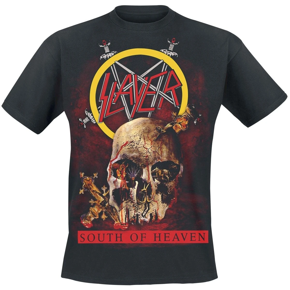 

Men T Shirt South Of Heaven Slayer Funny T-Shirt Novelty Tshirt Women