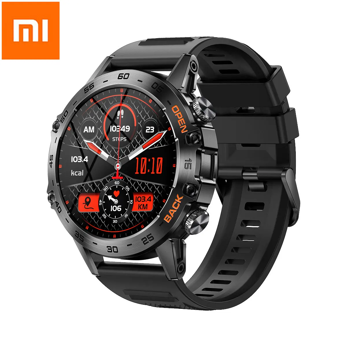 

Смарт-часы Xiaomi мужские с Bluetooth, пульсометром и оксиметром