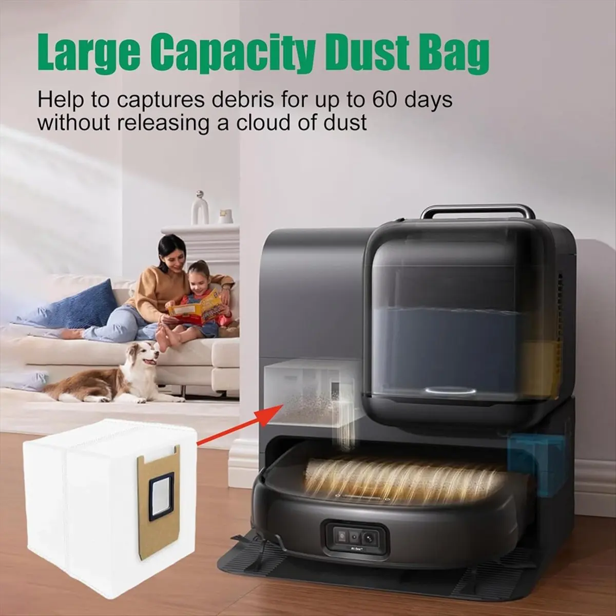 (A43I) 10 шт. мешков для сбора пыли для пылесосов Eufy Omni E25  Omni E28, аксессуары, сменные мешки для пыли (art.: 3920da5c480bc) - 3920da5c480bc