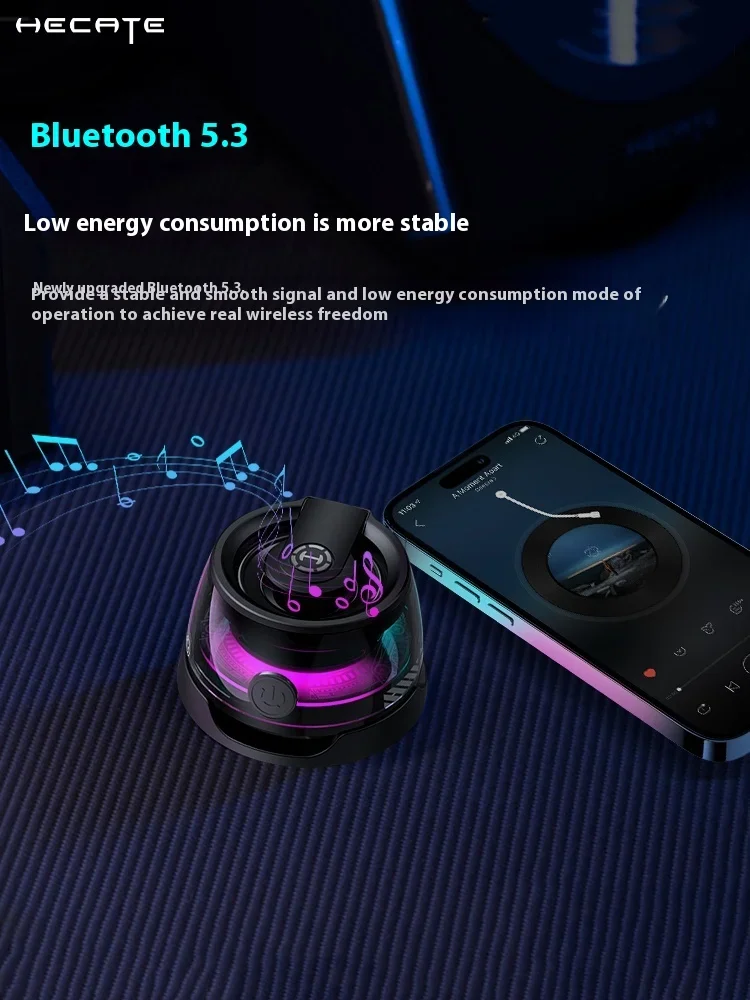HECATE G100 Миниатюрная Bluetooth-колонка магнитная Беспроводная Портативная колонка с