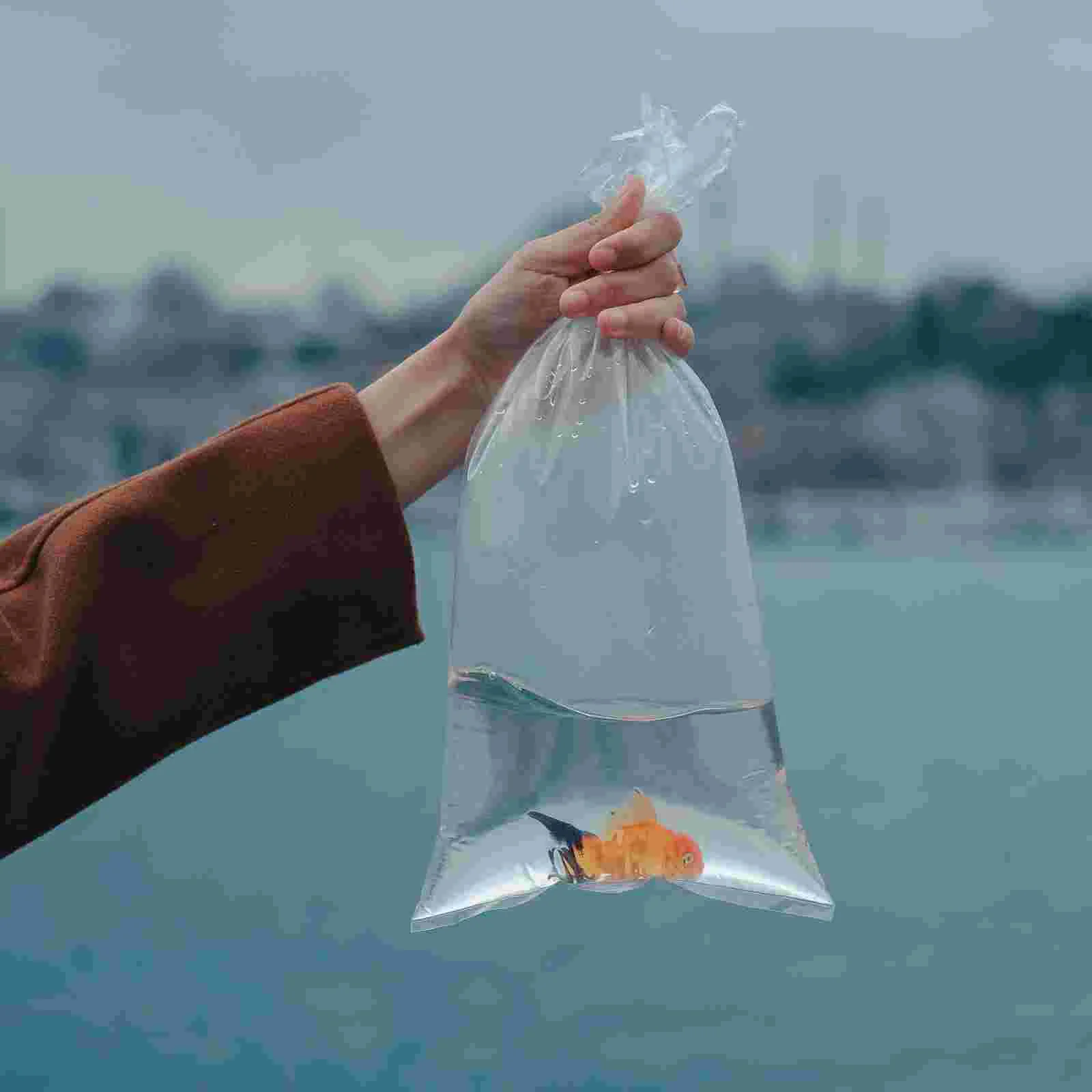 20 шт. пакет для упаковки рыб пластиковые пакеты оксигенационная упаковка