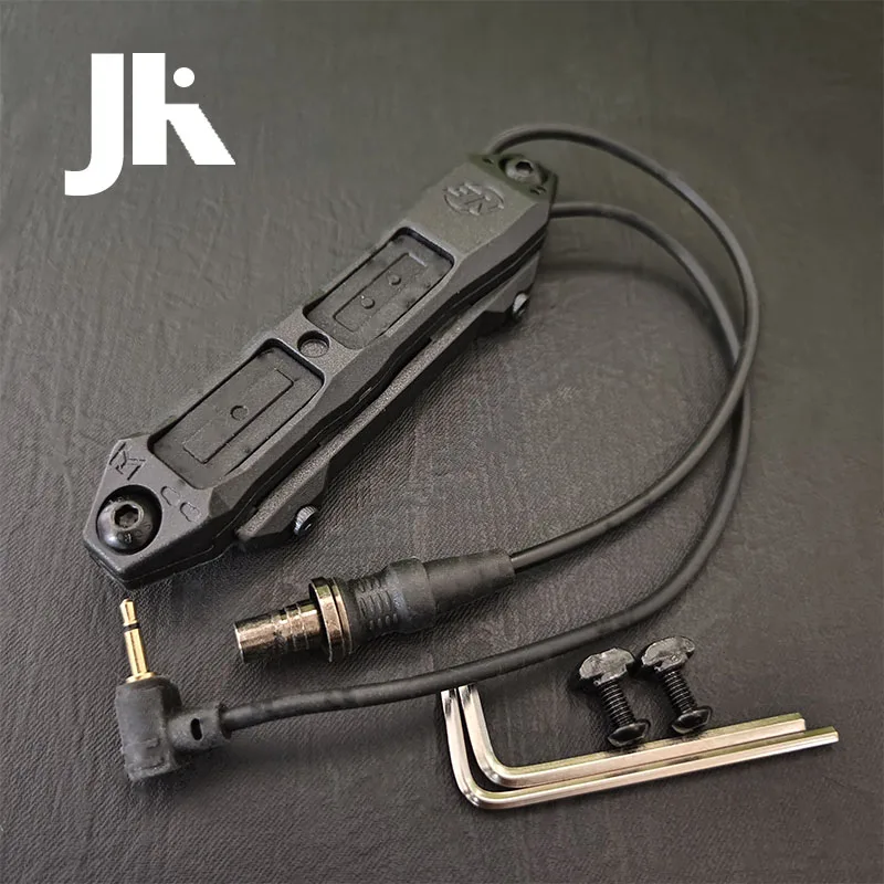 

Tactical Augmented Remote Dual Switch Pressure Button For DBAL A2 PEQ15 NGAL MAWL Laser M600 M300 Flashlight Switch 2.5/SF Plug