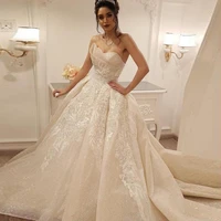 luxurious lace appliqu%c3%a9d off the shoulder wedding dresses banquet performance dresses