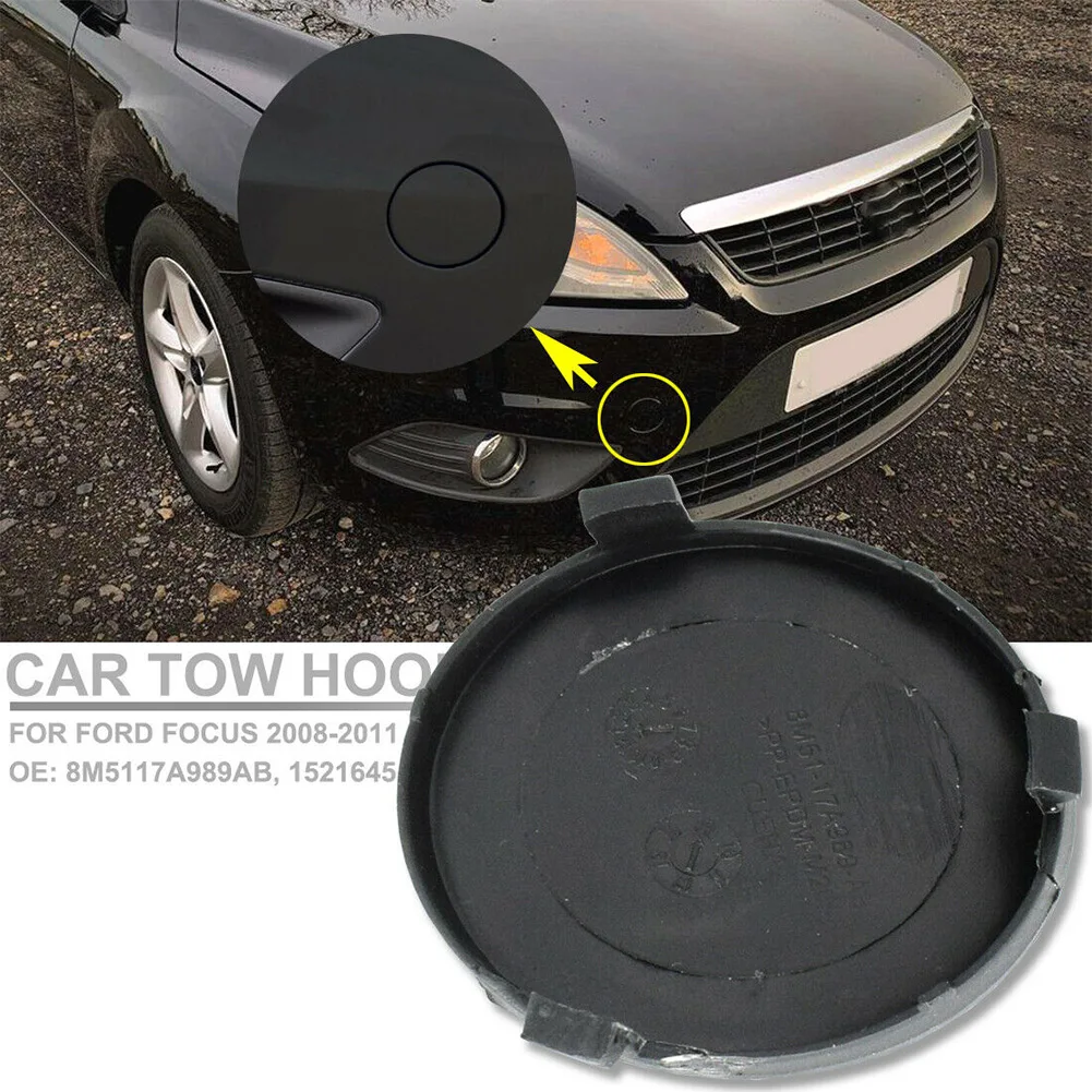 

Hook Cover Car Tow 1521645 8M5117A989AA Accessory Front Bumper Towing Eye