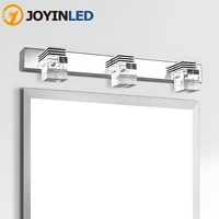 crystal bathroom led mirror light fixture 16w 32w led modern waterproof anti fog bath vanity wall mounted sconces lamp