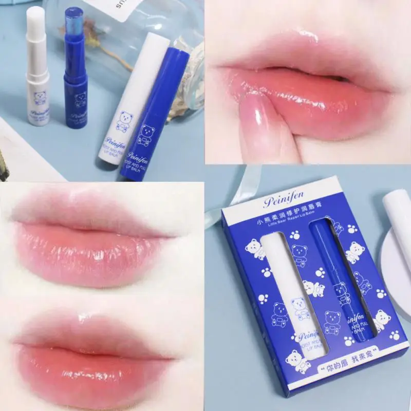 

Crystal Transparent Lip Balm Moisturizing Color Change Long-lasting Nourishing Jelly Lipstick Lip Gloss Makeup Lips Care Tool